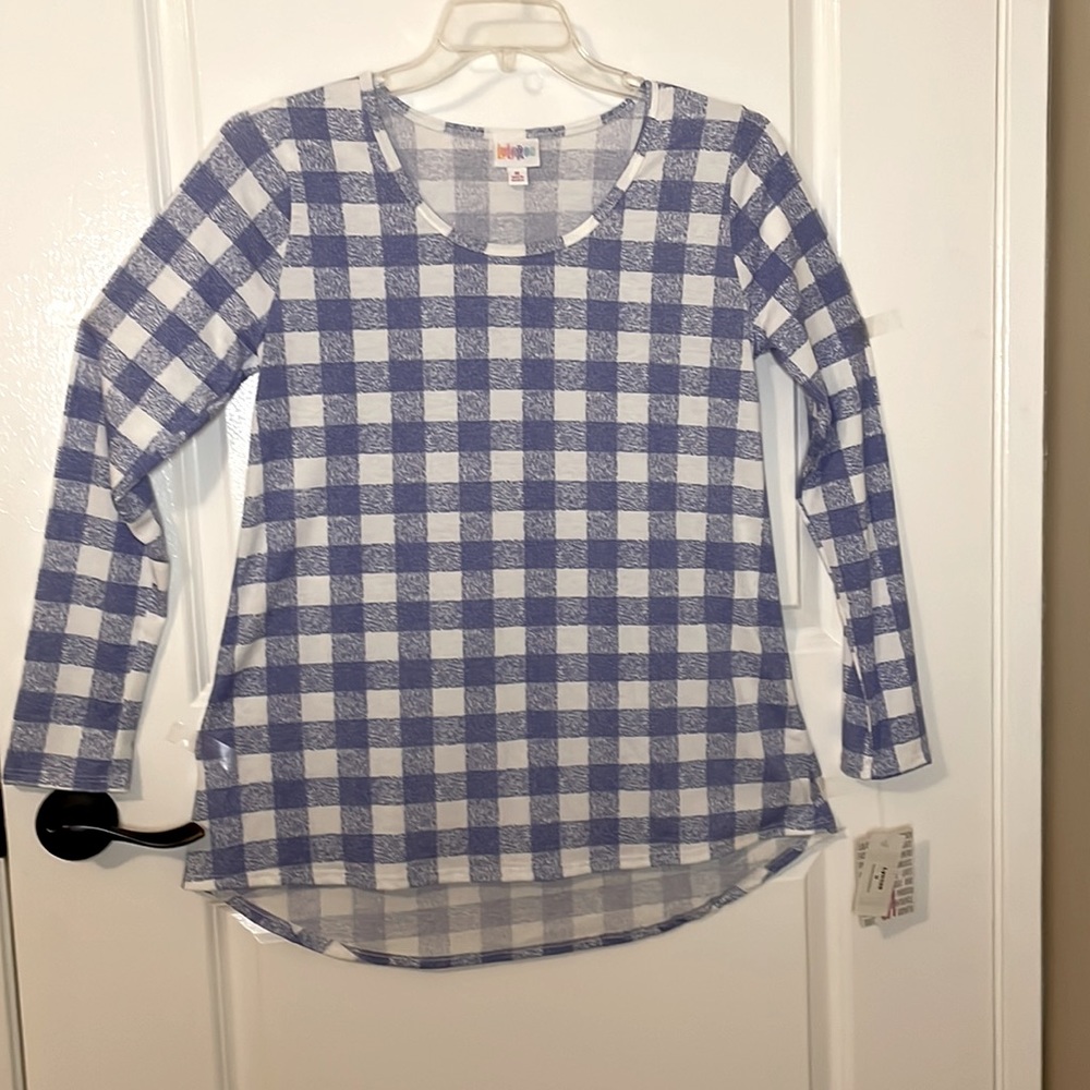 Ladies LuLaRoe Lynnae shirt, size M (10-12) NWT